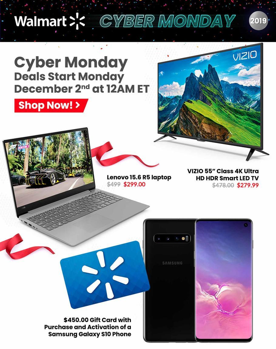 WalMart Cyber Monday 2020 Ad, Deals and Sales