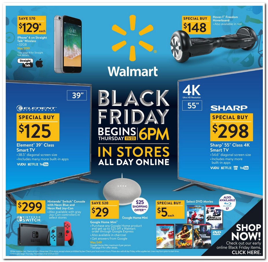 Walmart Black Friday 2018 Ad, Deals and Sales